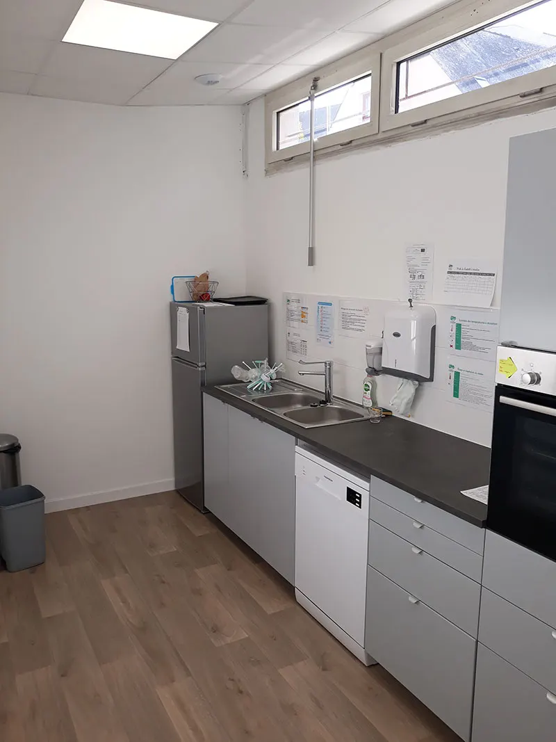 Cuisine de la micro-crèche Mathilou à Rennes