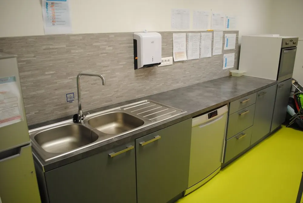 Cuisine de la micro-crèche Mathilou à Rennes