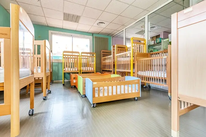 Dortoir de la crèche Boutchous à Aix-en-Provence