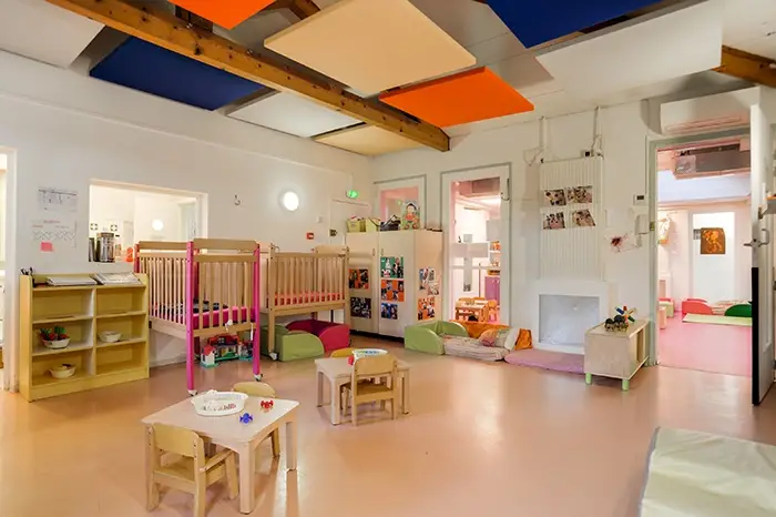 Dortoir de la crèche Aquarelle à Puyricard, Aix-en-Provence