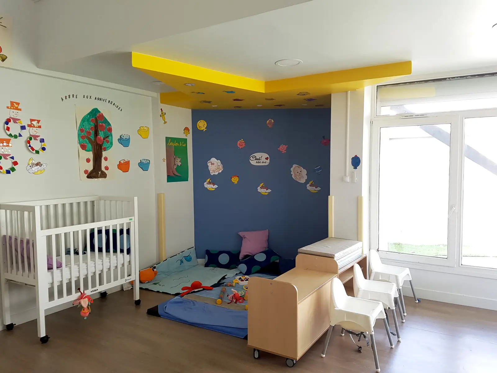 Coin repos de la micro-crèche Les MicroStars Bébé Rêve à Bezons