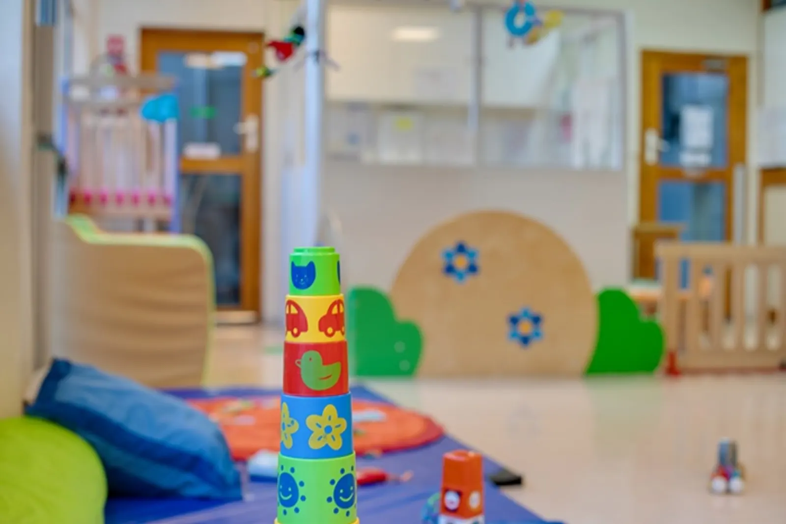 Coin jeux et éveil sensoriel à la crèche Pin d'Épices, Aix-en-Provence