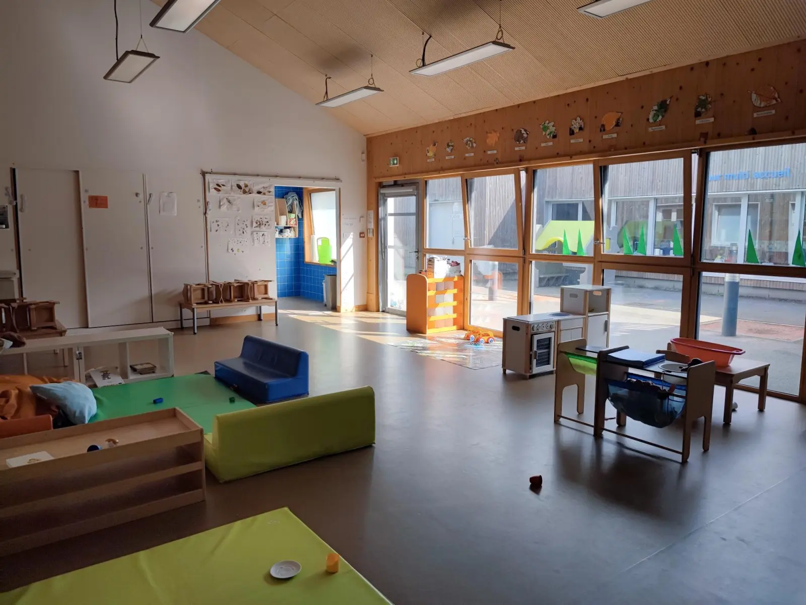 Salle de vie du multi-accueil Félix Tessier à Sainte-Luce-sur-Loire