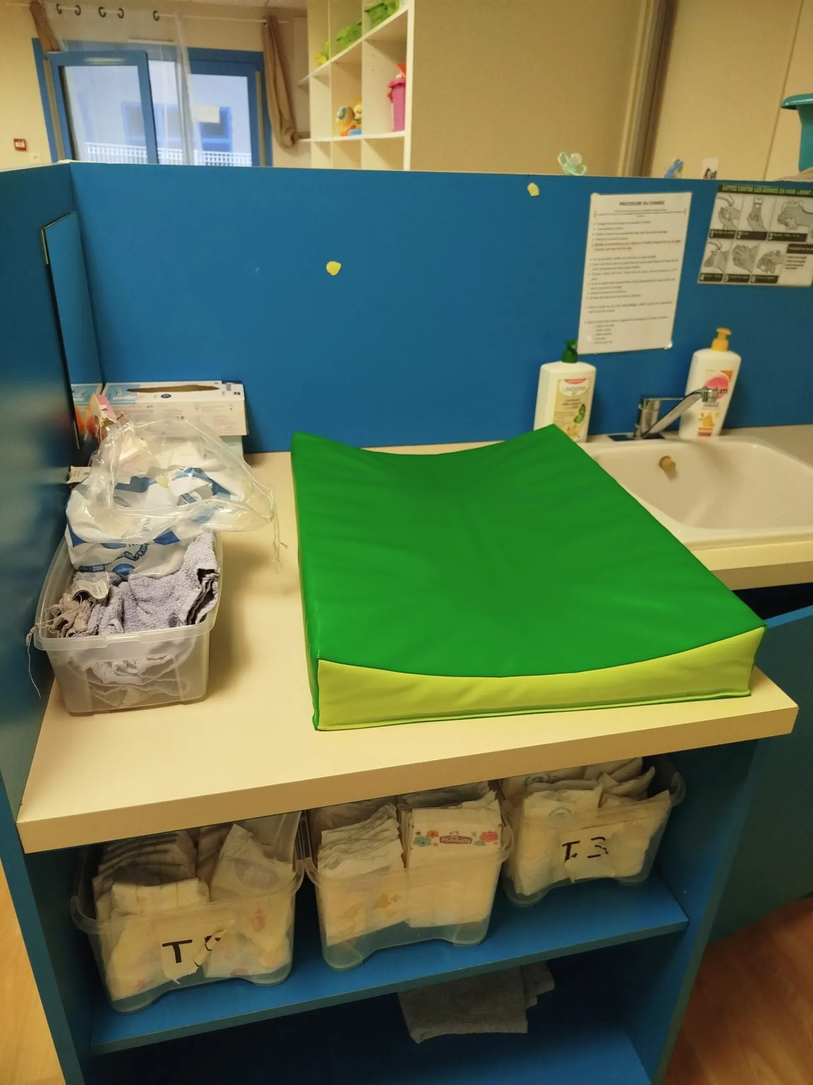 Espace change et rangement