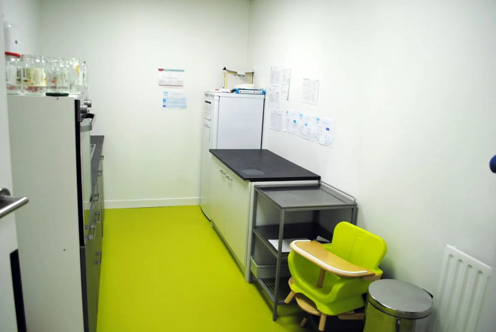 Cuisine de la micro-crèche Mathilou Oberthur