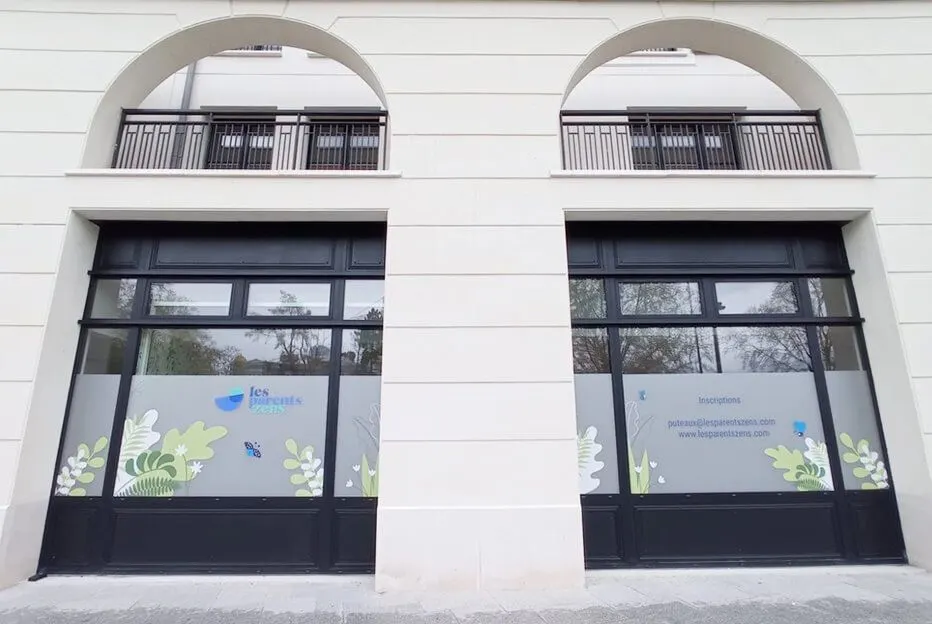 Façade de la crèche Lucien à Puteaux, réseau Les Parents Zens