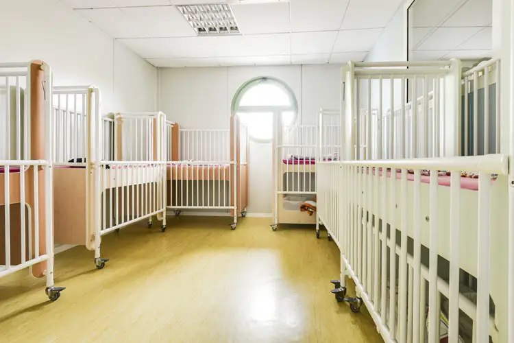Dortoir de la crèche Rio Tinto à Marseille