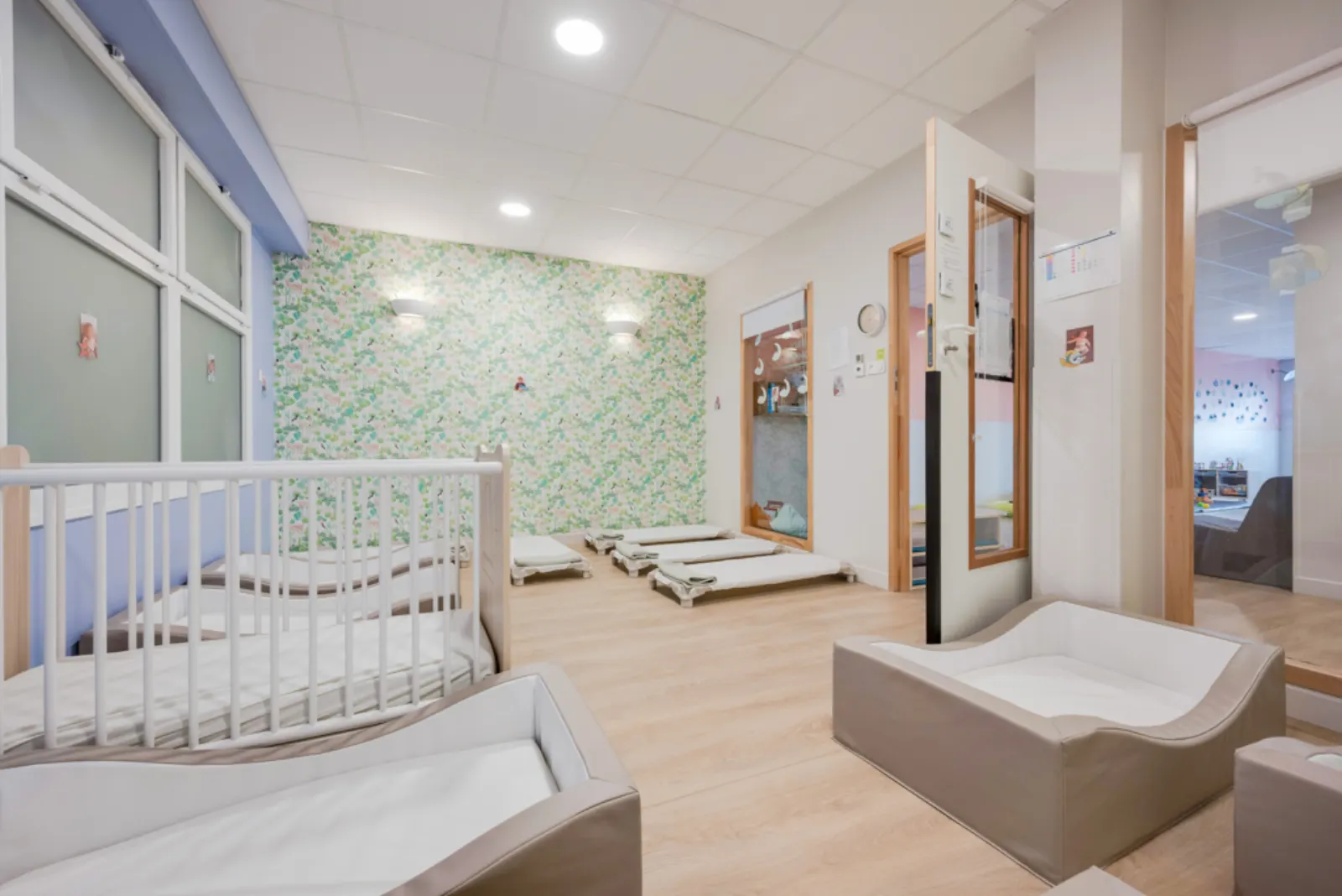 Espace sommeil de la micro-crèche Les Aventuriers de Garches-Buzenval