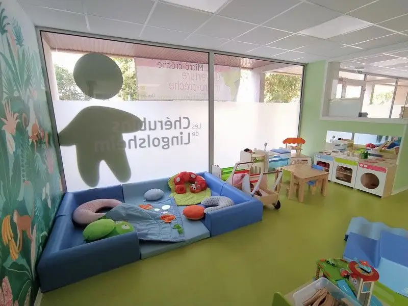 Espace de motricité de la micro-crèche Les Chérubins de Lingolsheim