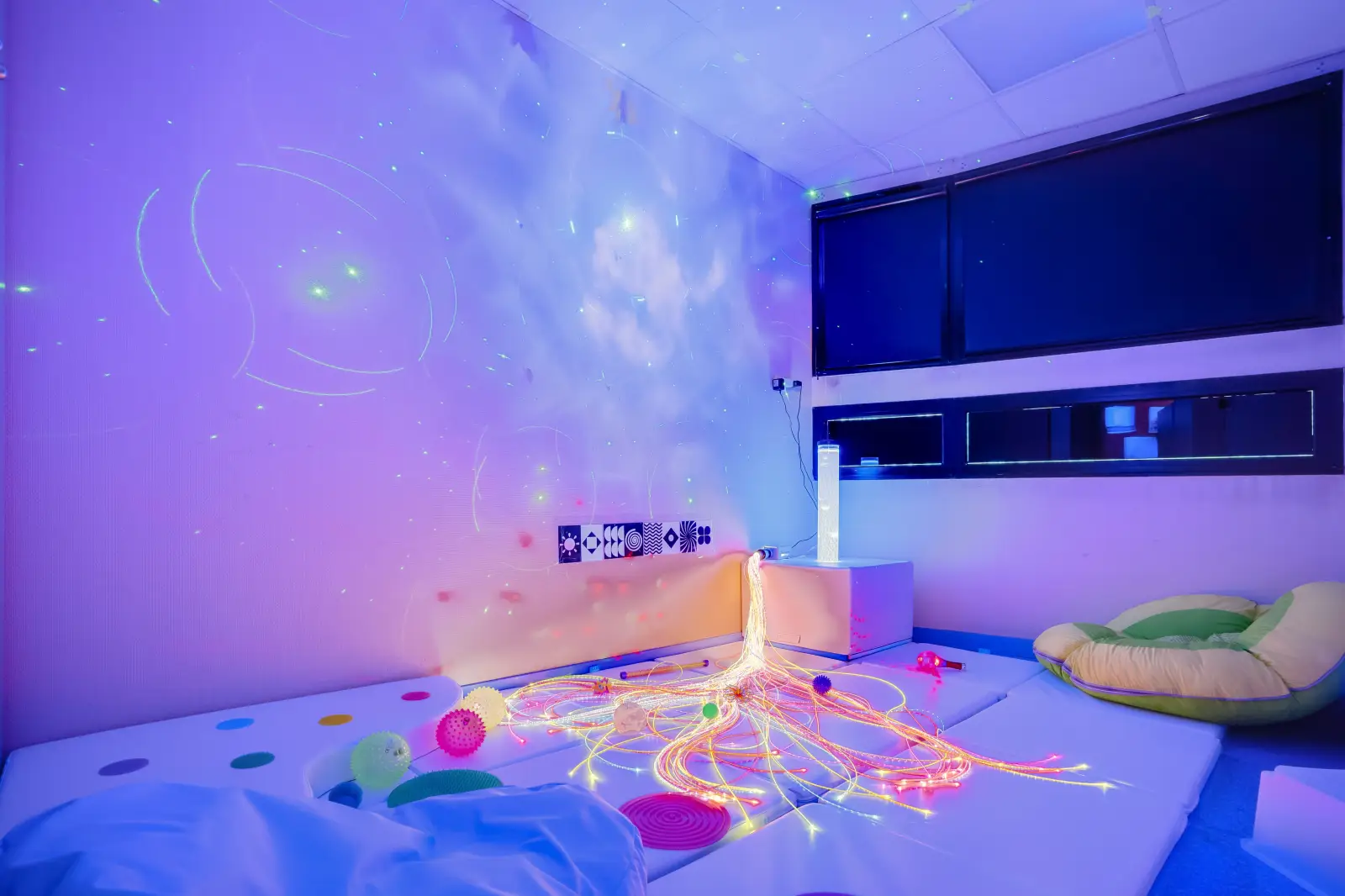 Espace sensoriel et d'éveil de la crèche Tom Pouce