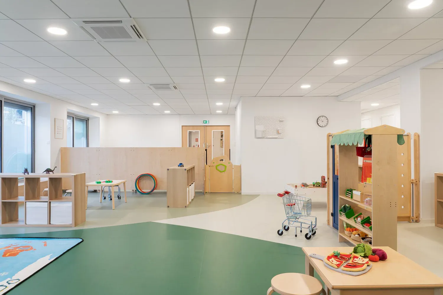 Espace d'activités et de rangement, Les Petites Familles Lyon 6