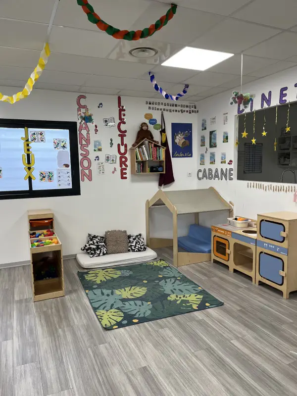 Espace de change de la micro-crèche Les Chérubins de Marignane