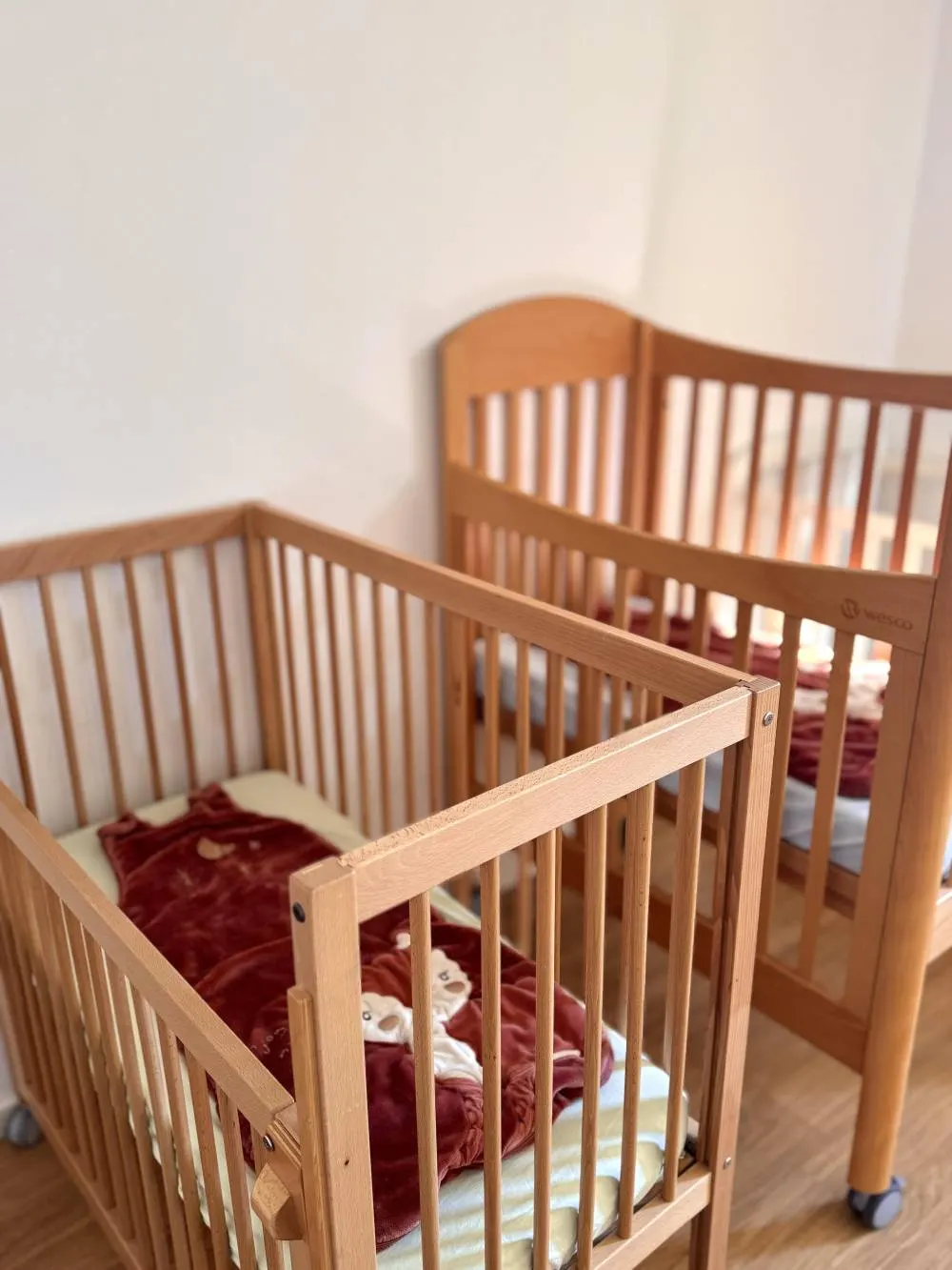 Espace de sommeil de la crèche Chrysalides Florian à Limoges