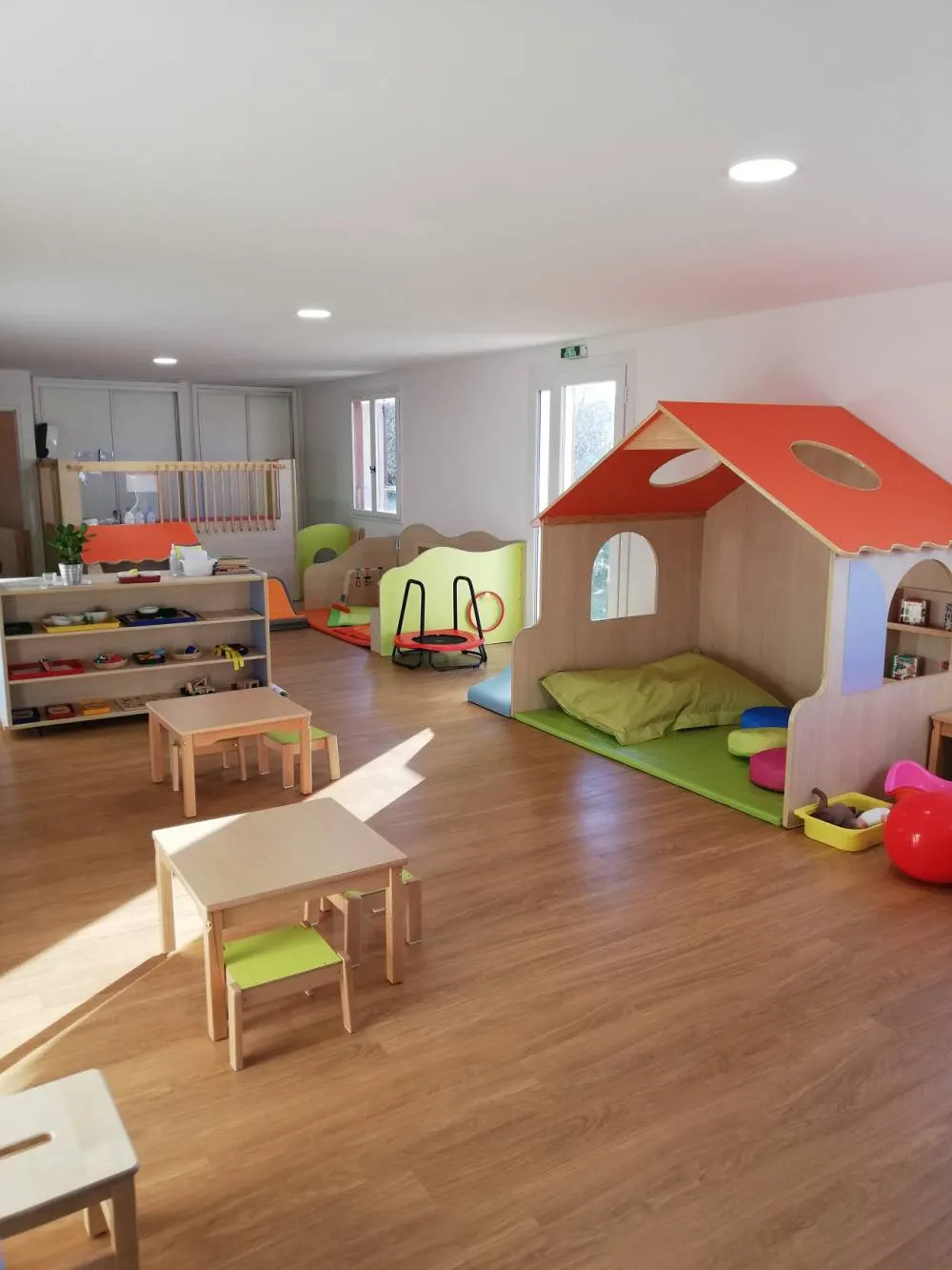 Salle de vie de la crèche Chrysalides Florian à Limoges