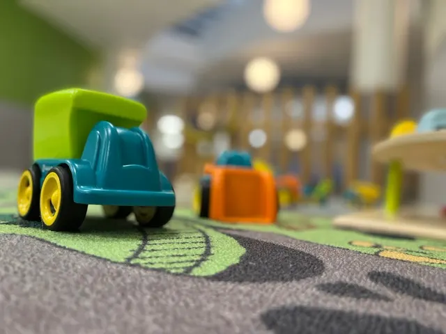 Jouets d'éveil de la crèche Les Mininous à Saint-Maurice