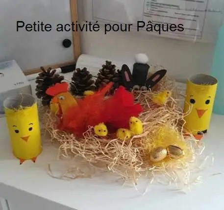 Activité de Pâques dans la micro-crèche Les Chérubins du Crès