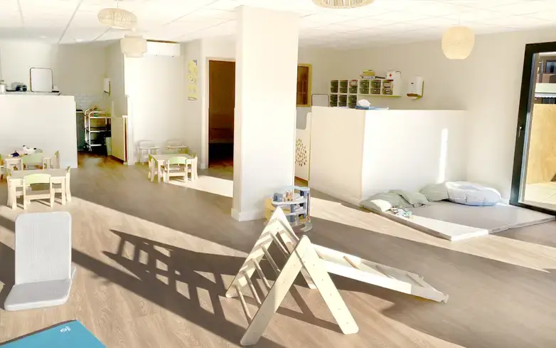 Espace de motricité et de repos de la micro-crèche Zépao à Castries