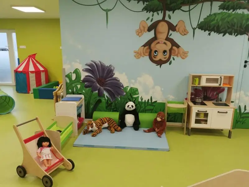 Espace d'éveil et jeux calmes à la micro-crèche Les Chérubins de Vauvert