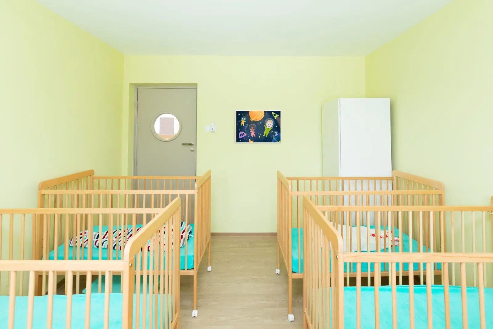 Dortoir de la micro-crèche Achille et Camille à Haguenau