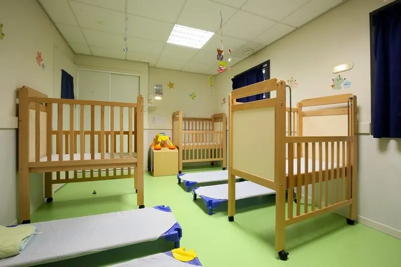 Dortoir de la crèche Il était une fois, impasse des Pontils à Toulouse