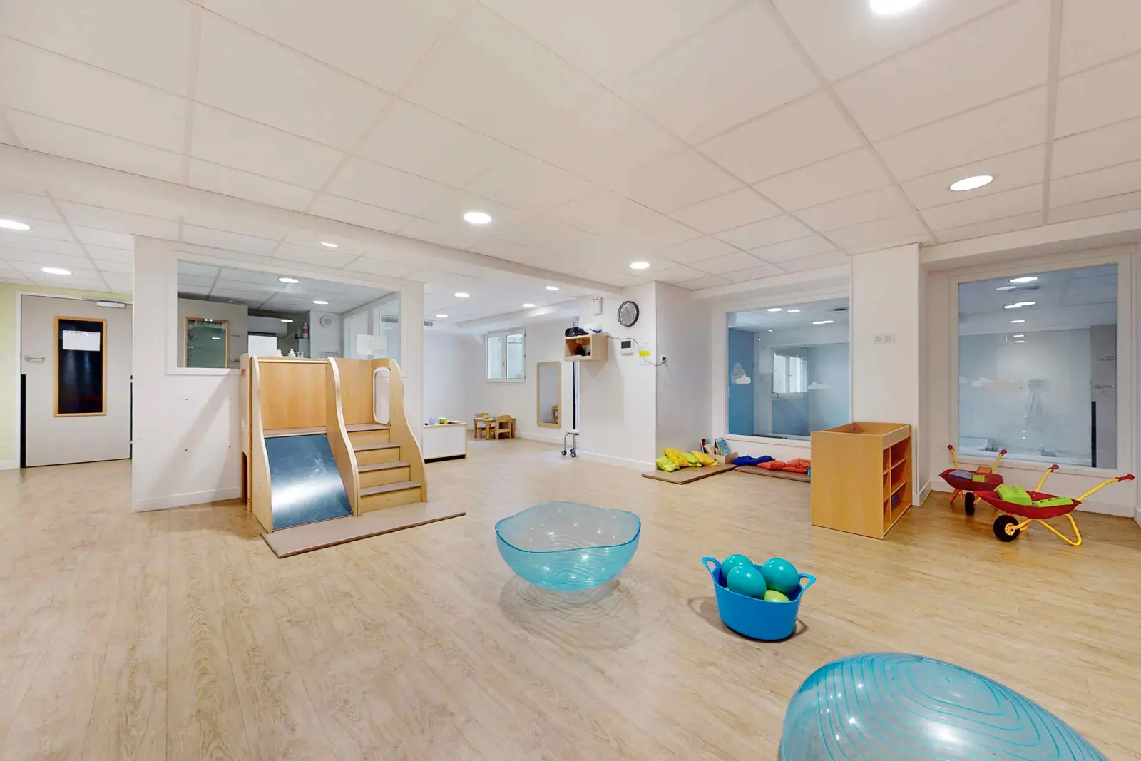 Espace de jeux de la crèche Babilou Paris Rocroy