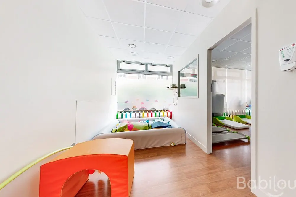 Espace de motricité à la crèche Babilou Paris Condorcet