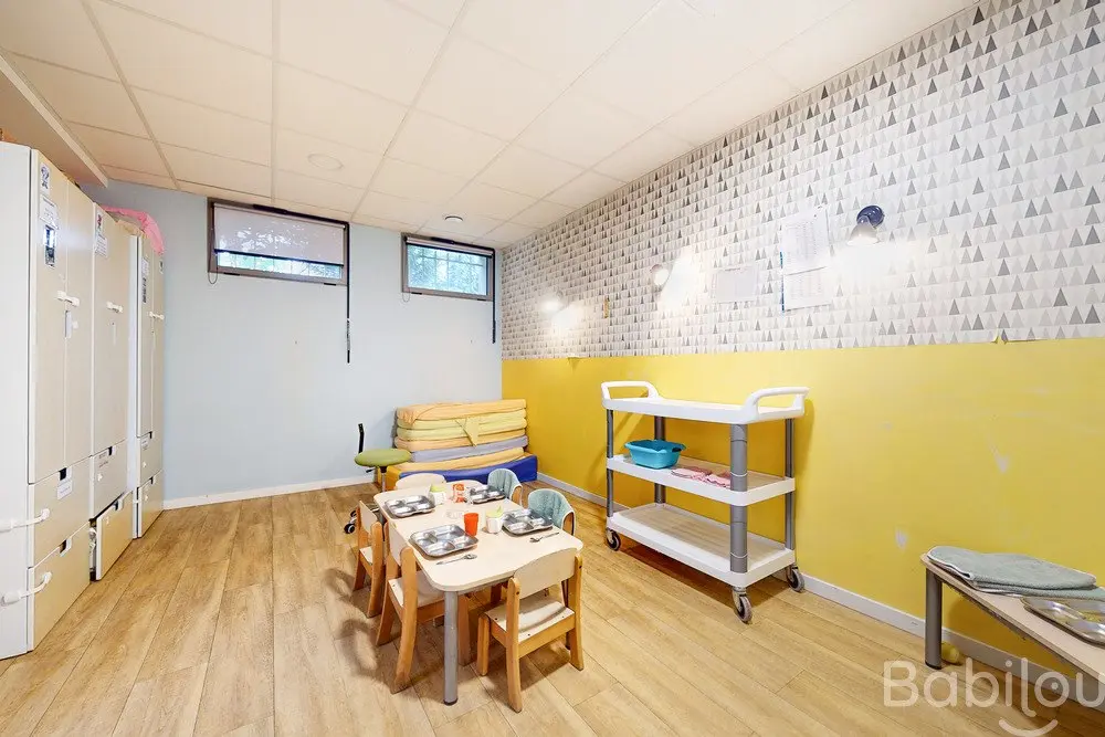 Coin repas à la crèche Babilou Noisy Brossolette