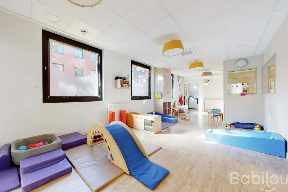 Espace de motricité de la crèche Babilou Montigny Timbaud