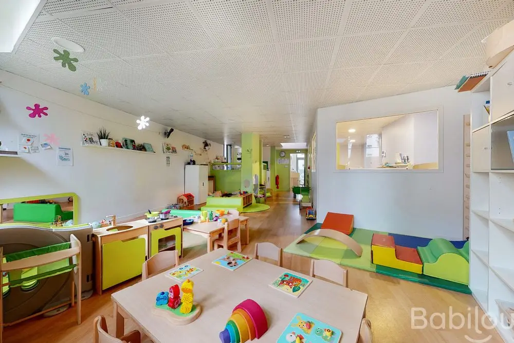Espace de jeux de la micro-crèche Babilou Versailles Montreuil