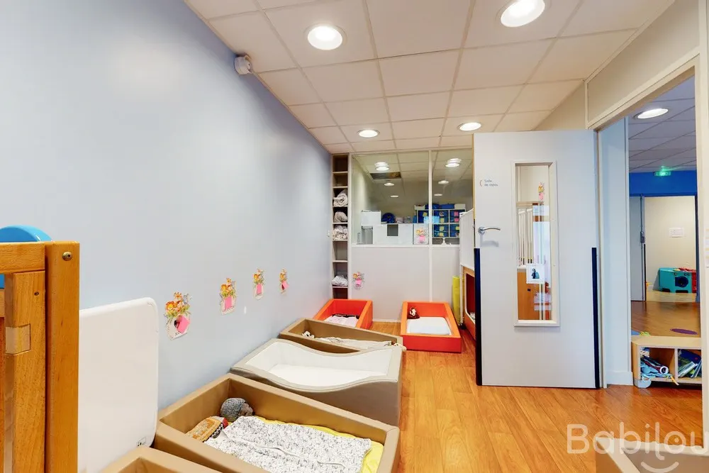 Dortoir de la crèche Babilou Issy Verdun