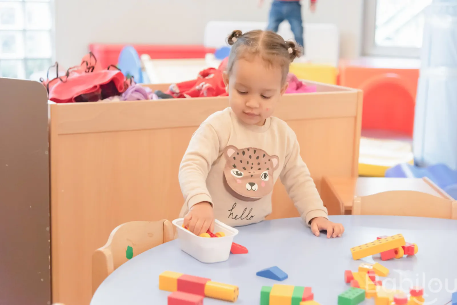 Espace de change de la crèche Babilou Colombes Débarcadère