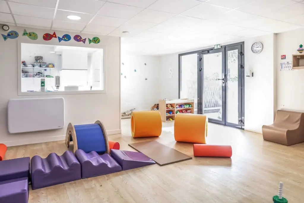 Modules de motricité de la crèche Babilou Suresnes Malon
