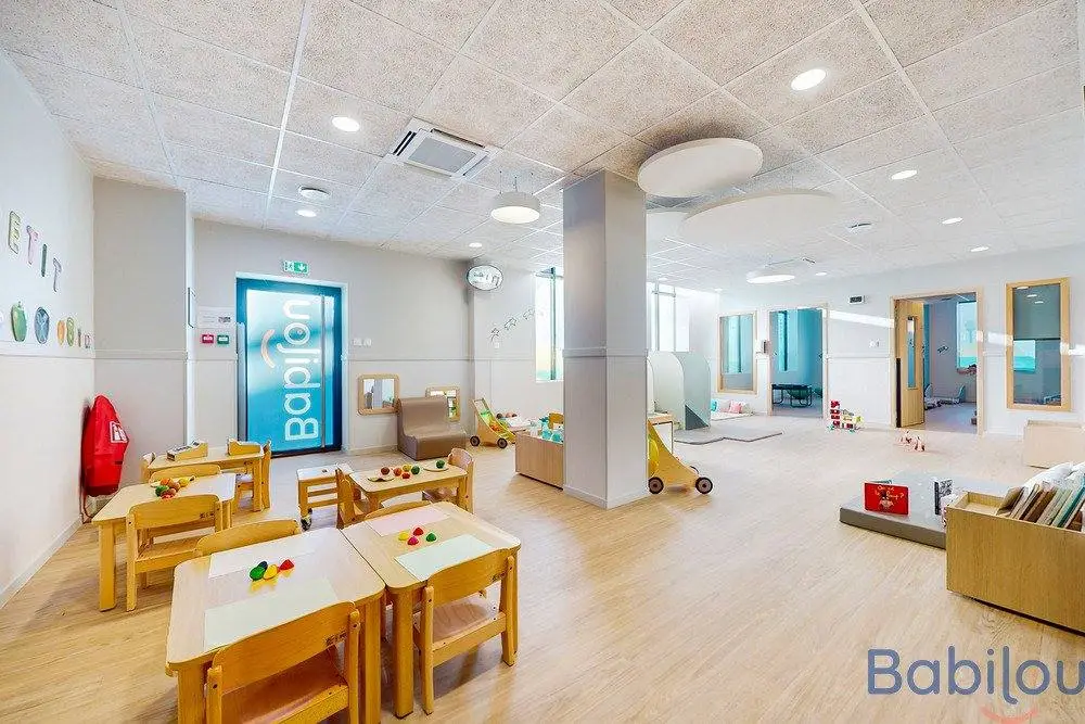 Salle de motricité de la crèche Babilou Clamart Serpis