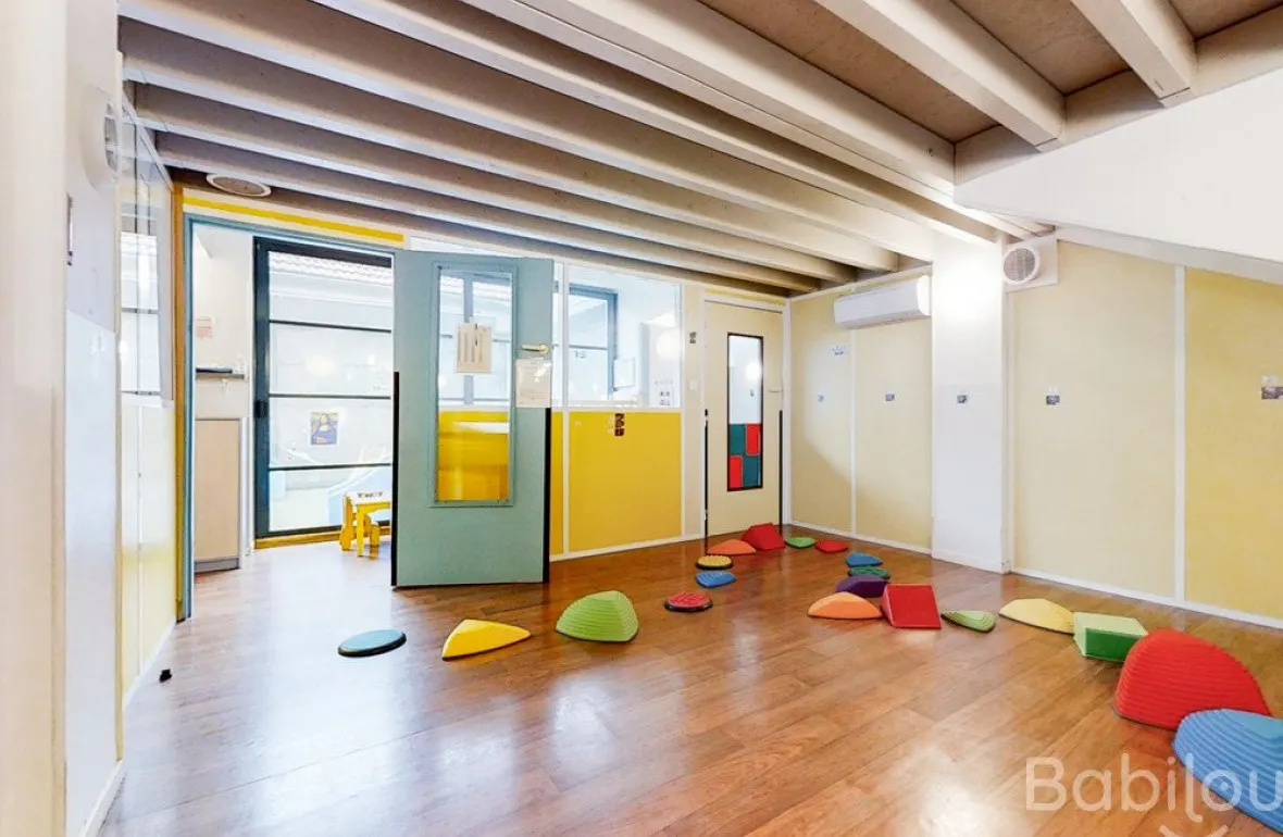 Espace de motricité de la crèche Babilou Asnières Amélie