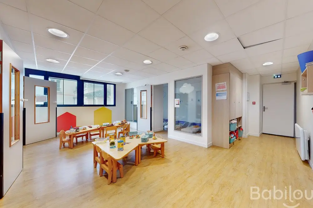 Salle de motricité de la crèche Babilou Asnières De Gaulle