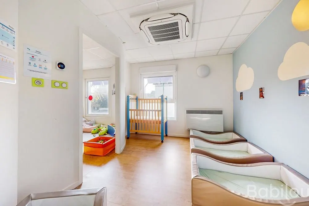Espace de repos à la crèche Babilou de Saint-Maur-des-Fossés