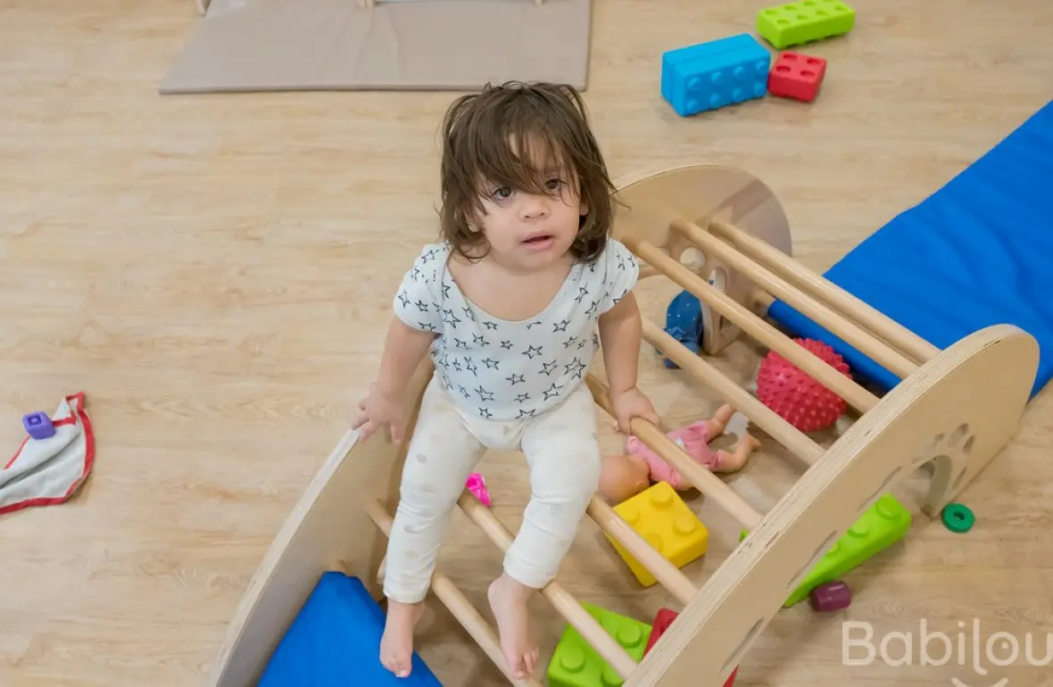 Espace de motricité de la crèche Babilou Saint-Mandé Mouchotte