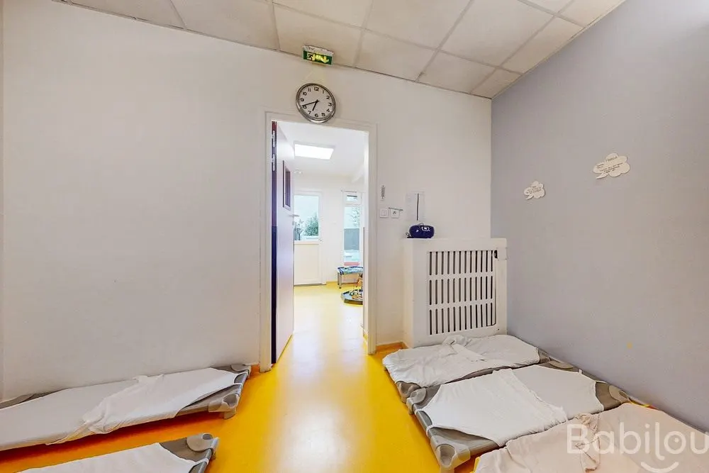 Dortoir de la crèche Babilou Saint-Maur Caffin
