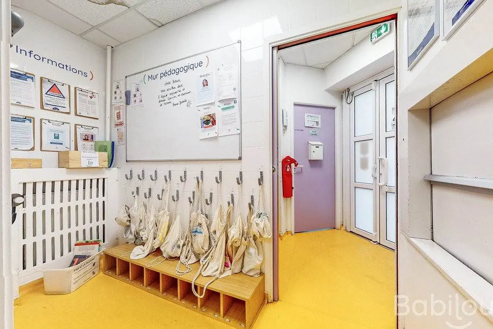 Hall d'accueil de la crèche Babilou Saint-Maur Caffin