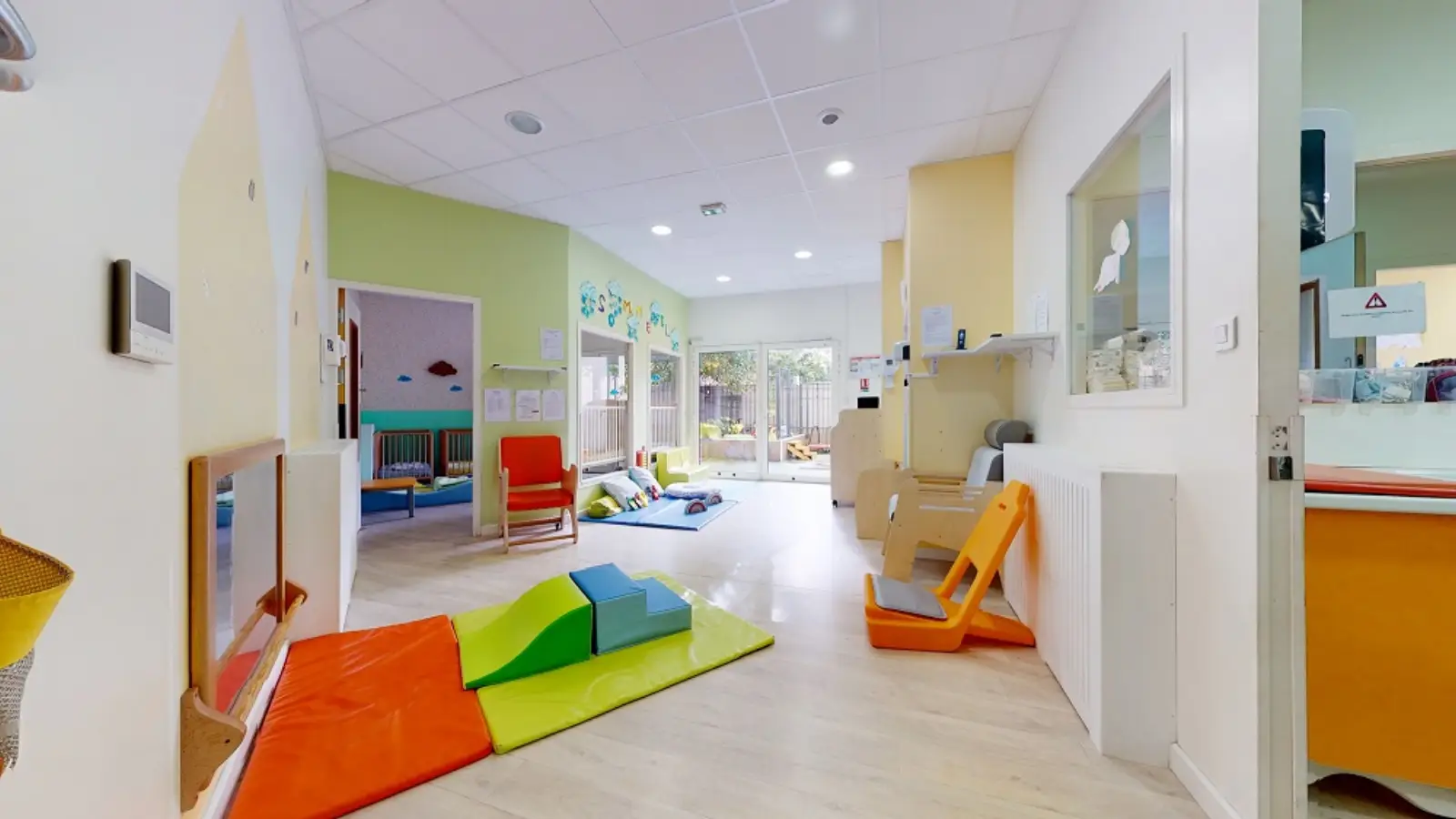 Espace de jeux de la crèche Babilou Vincennes Laitières
