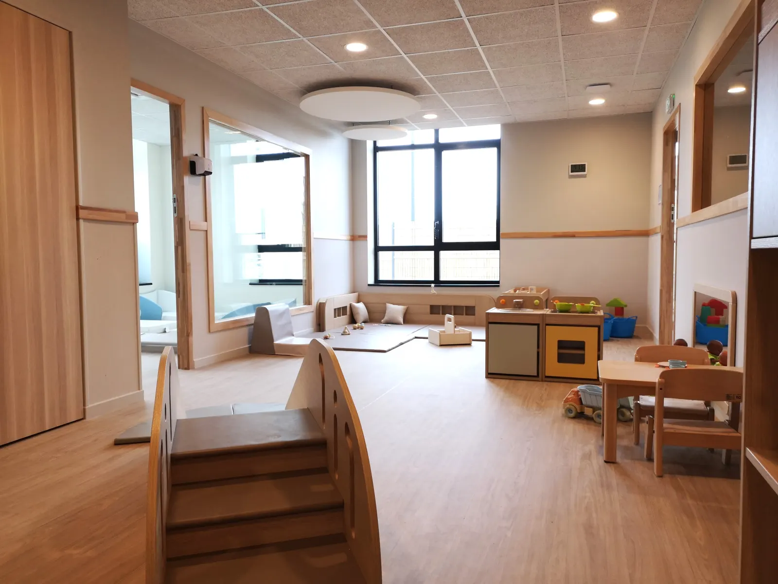 Une équipe à l'écoute, dans des locaux pensés pour les tout-petits