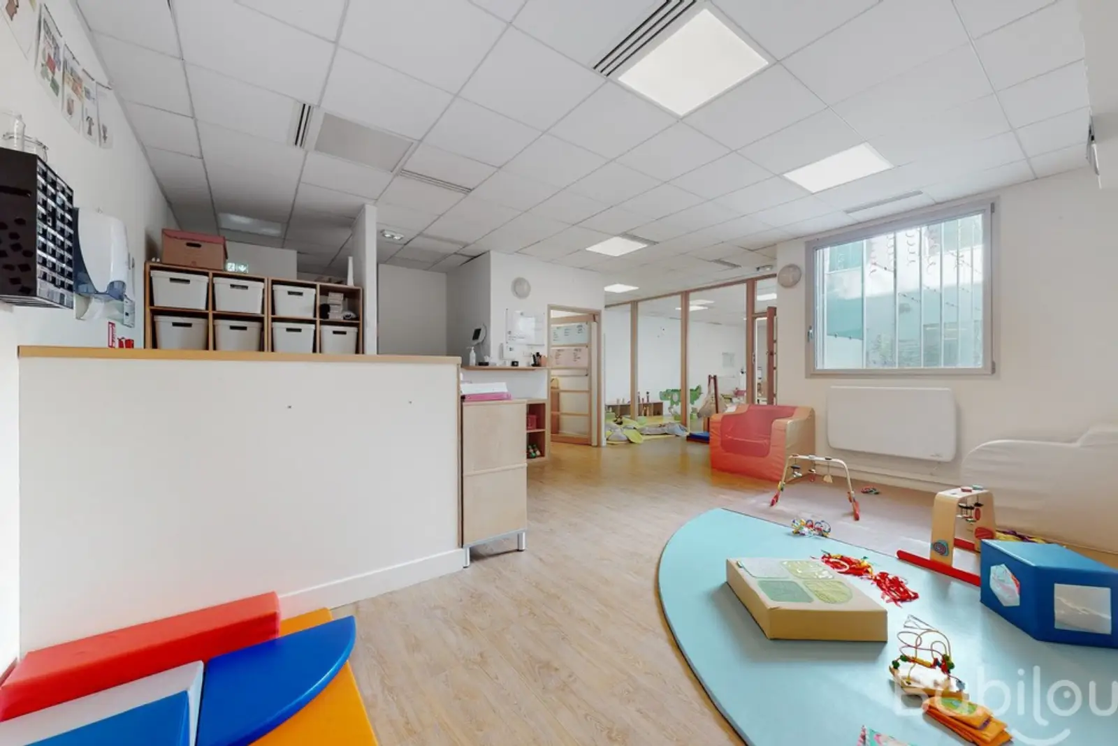 Espace dédié aux bébés de la crèche Babilou Lille Hoover