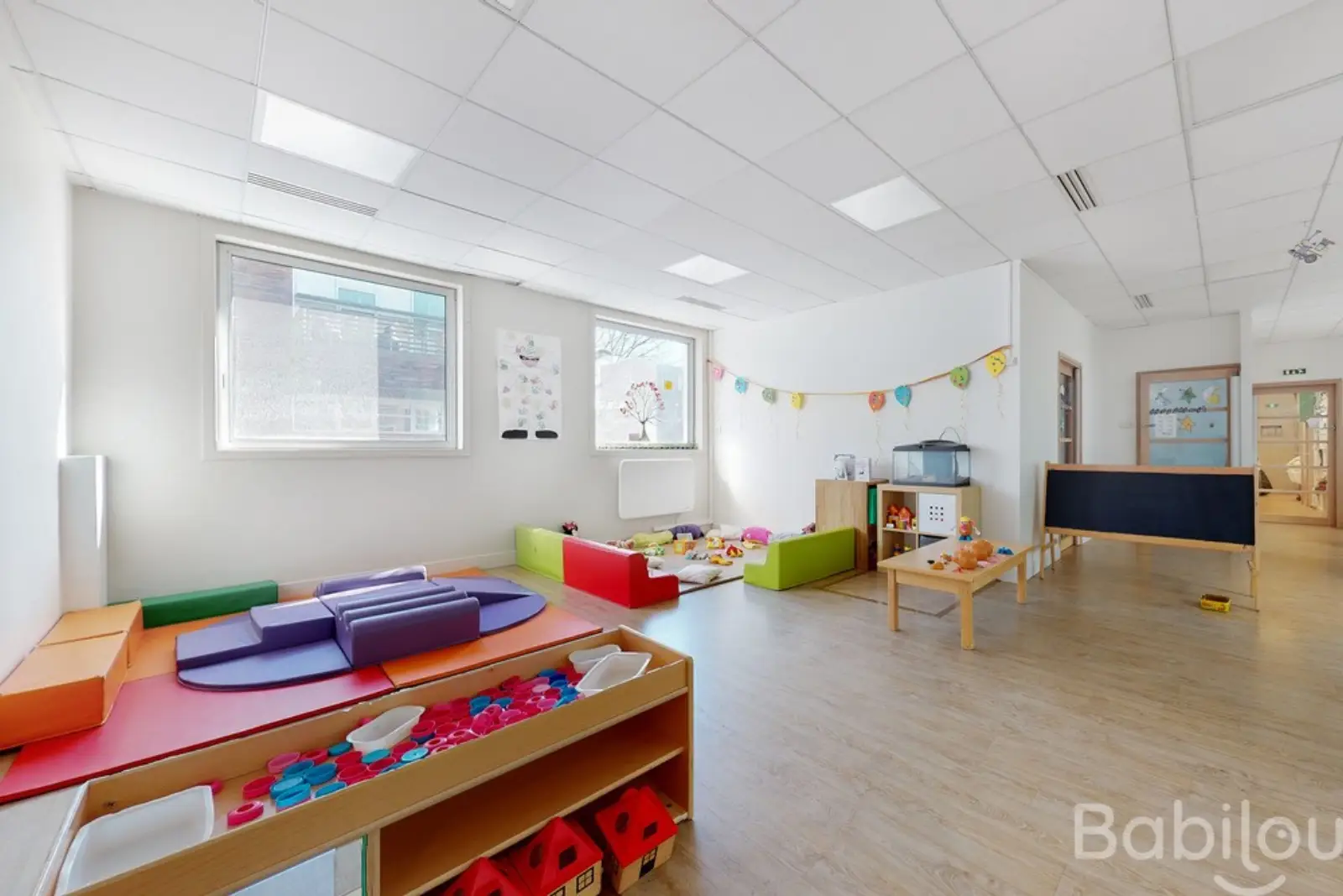 Salle de vie et de jeux de la crèche Babilou Lille Hoover