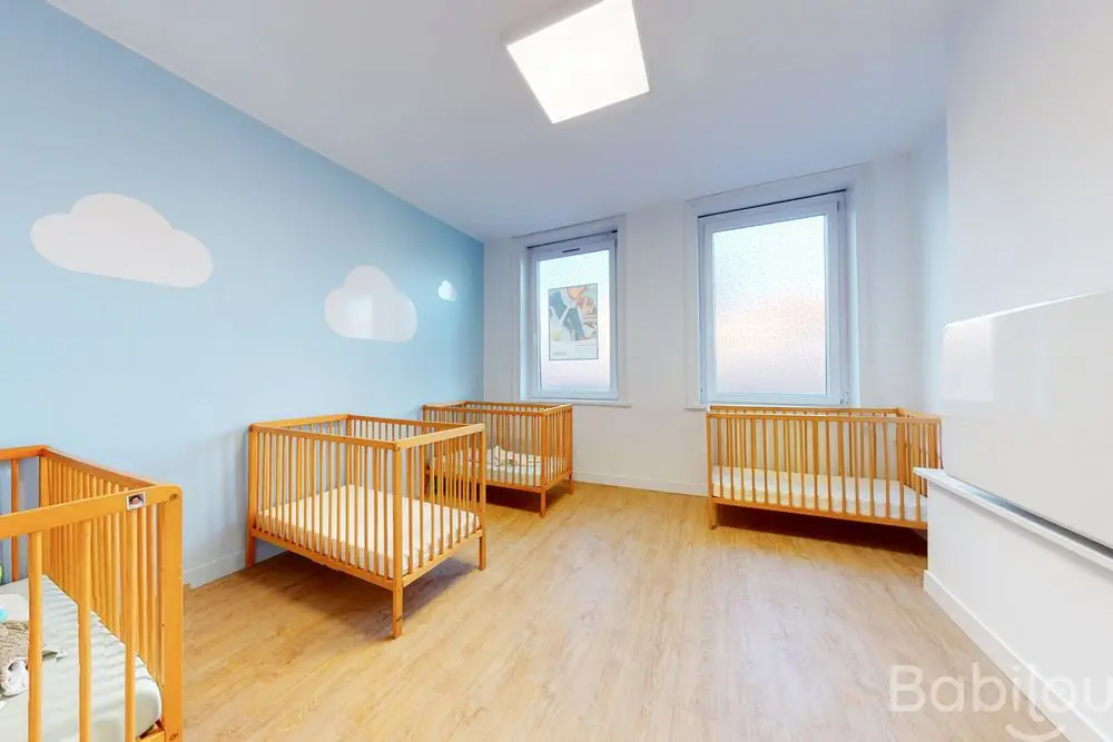Chambre des bébés de la micro-crèche Babilou Mouvaux Londres