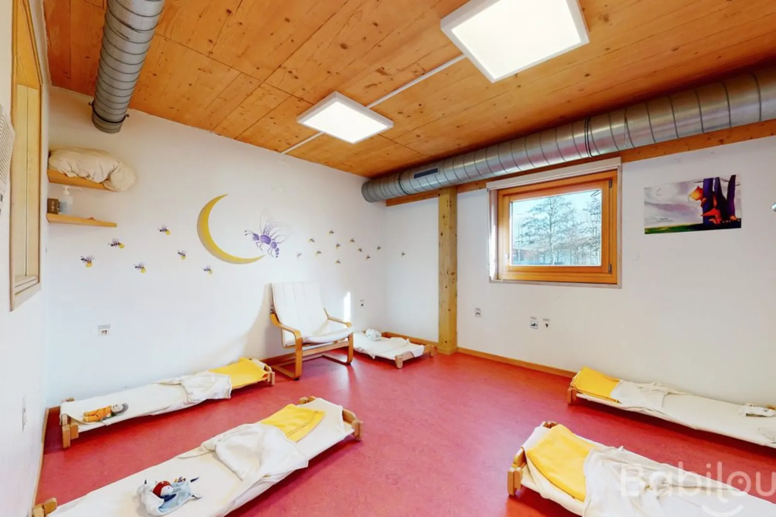 Dortoir de la crèche Babilou Baisieux Victor