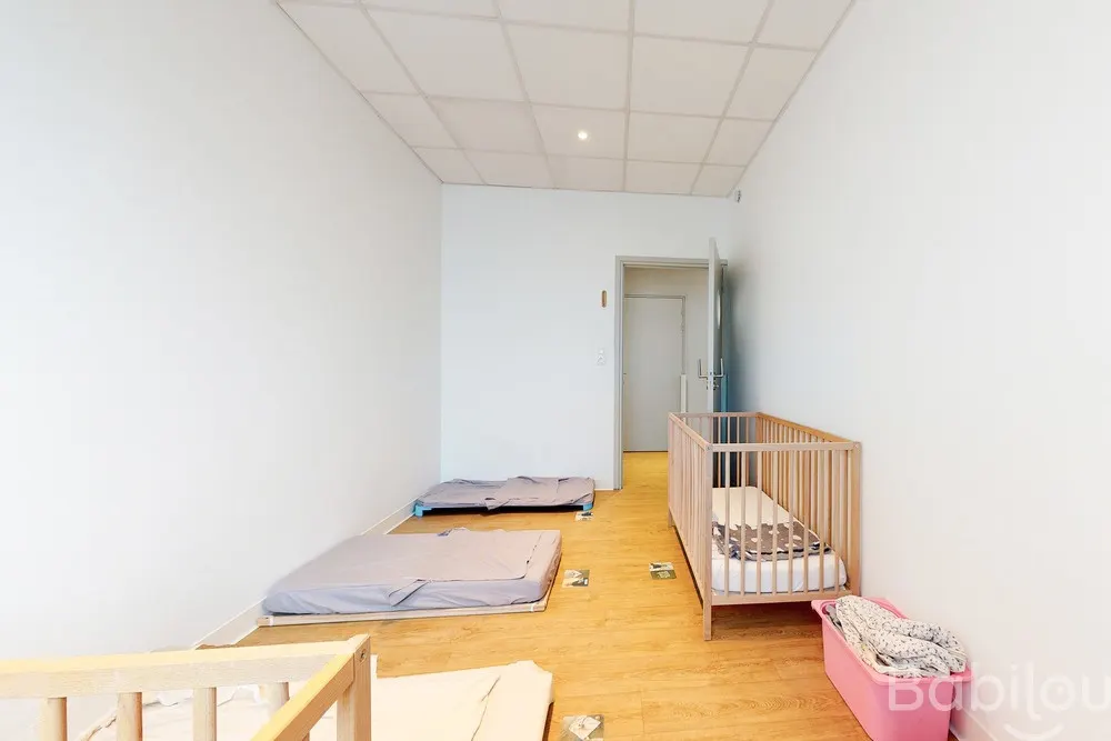 Dortoir de la micro-crèche Babilou Hem Gabert