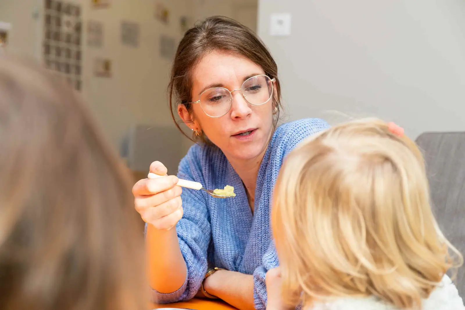 Temps du repas à la micro-crèche Babilou Lille Moselle 2