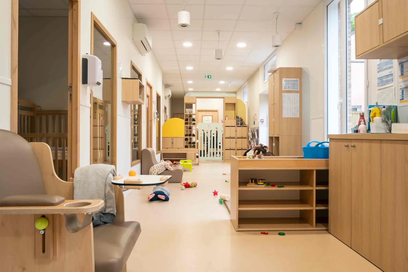 Une crèche Babilou rue du Bourg Belé, quartier Gare Nord