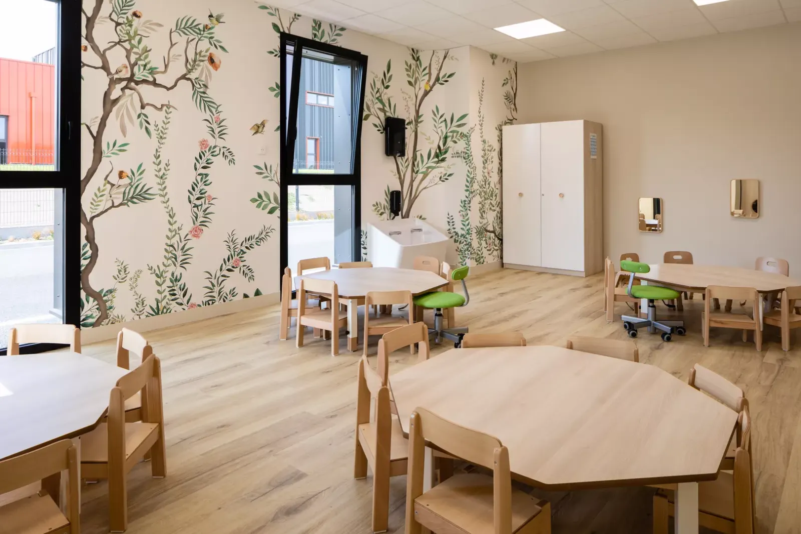 Réfectoire de la crèche Pim Pam Pomme Saint-Lô Sylvestre
