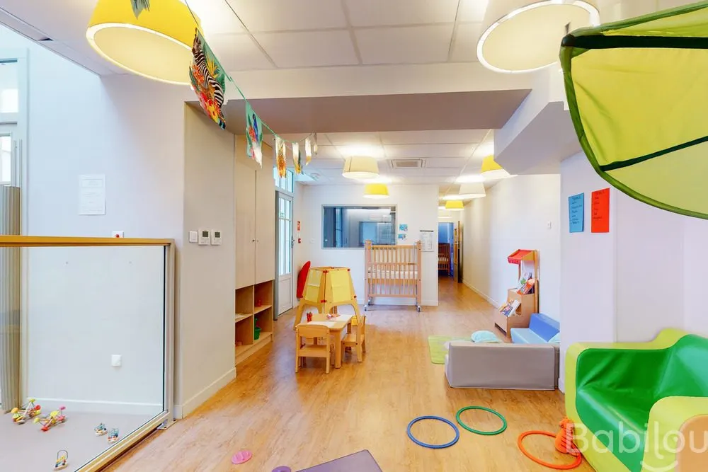 Couloir de jeux de la crèche Babilou Lyon Thomas